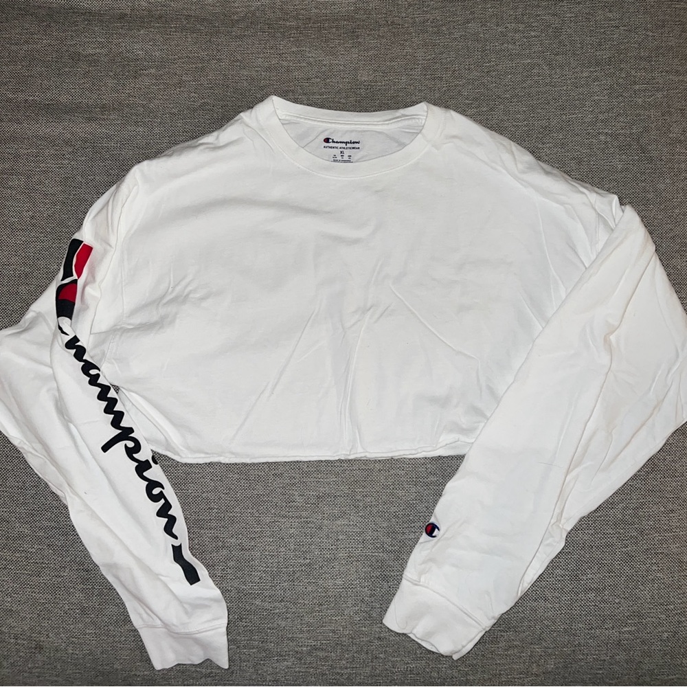 Champion cropped long sleeve XL
